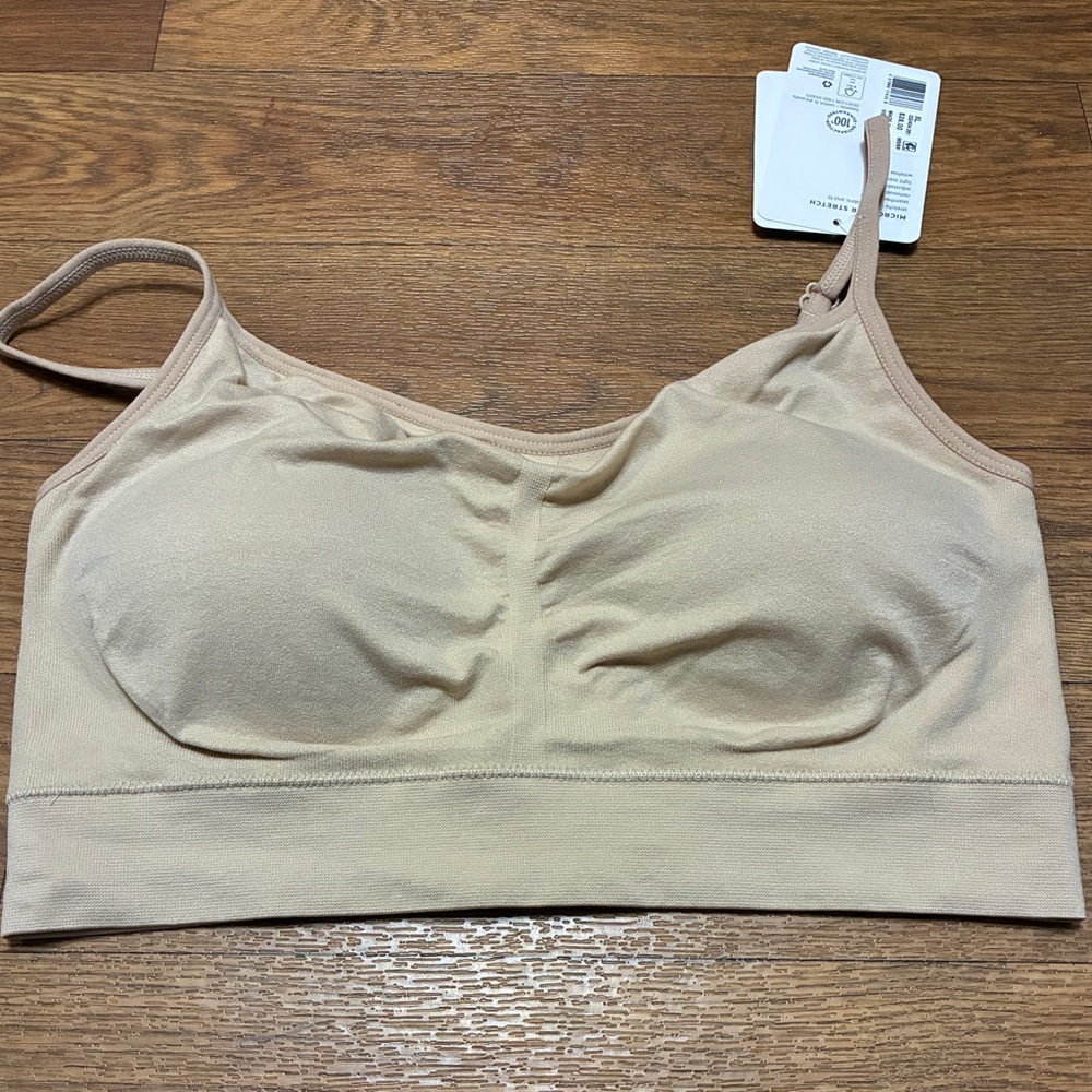 Jockey Women's Beige Seamfree Bralette Size XL NWT